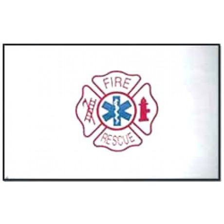 Fire And Rescue 3'x 5' Flag