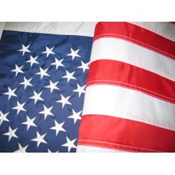 8'x12' Nylon Embroidered American Flag