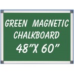 48" x 60" Aluminum Framed Magnetic Green Chalkboard