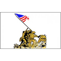 Marines Iwo Jima 3'x 5' Economy Flag