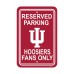 Indiana Hoosiers 12-inch by 18-inch Parking Sign