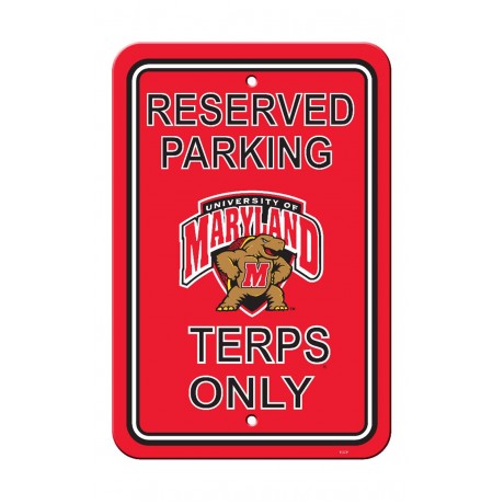 Maryland Terrapins 12-inch by 18-inch Parking Sign