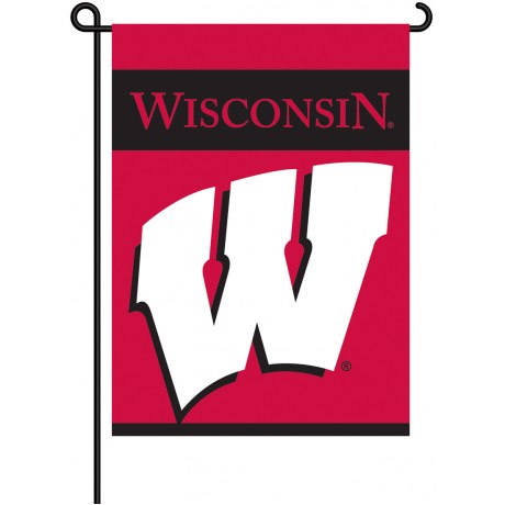 Wisconsin Badgers Garden Banner Flag