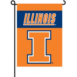 Illinois Fighting Illini Garden Banner Flag