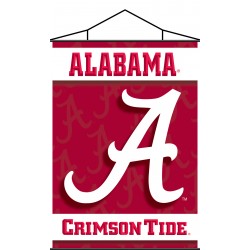 Alabama Crimson Tide Indoor Scroll Banner