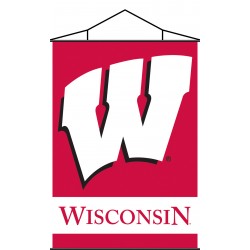 Wisconsin Badgers Indoor Scroll Banner