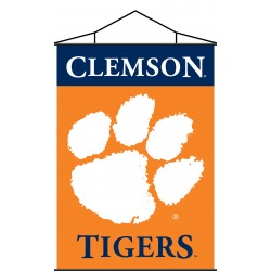 Clemson Tigers Indoor Scroll Banner