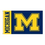 Michigan Wolverines Double Sided 3'x 5' College Flag