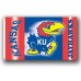 Kansas Jayhawks Double Sided 3'x 5' College Flag