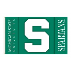 Michigan State Spartans Double Sided 3'x 5' College Flag