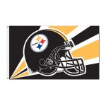 Pittsburgh Steelers Helmet 3'x 5' NFL Flag