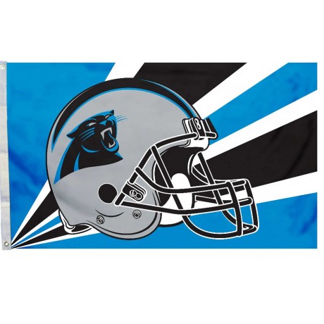 Carolina Panthers Helmet 3'x 5' NFL Flag