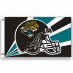 Jacksonville Jaguars Helmet 3'x 5' NFL Flag