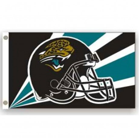 Jacksonville Jaguars Helmet 3'x 5' NFL Flag