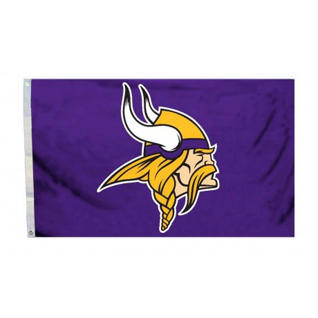Minnesota Vikings Logo 3'x 5' Flag