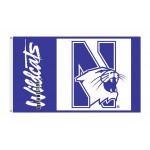 Northwestern Wildcats 3'x 5' College Flag
