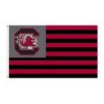 South Carolina Gamecocks Striped USA Style 3'x 5' Flag