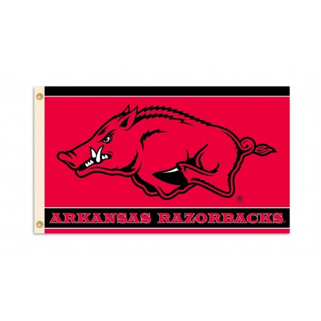 Arkansas Razorbacks 3'x 5' College Flag