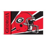 Georgia Bulldogs Helmet 3'x 5' Flag