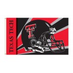 Texas Tech Red Raiders Helmet 3'x 5' Flag