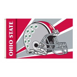 Ohio State Buckeyes Helmet 3'x 5' Flag
