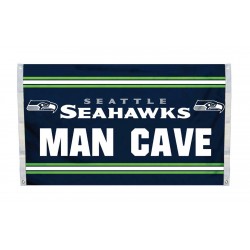 Seattle Seahawks MAN CAVE 3'x 5' NFL Flag
