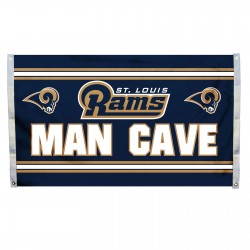 St. Louis Rams MAN CAVE 3'x 5' NFL Flag