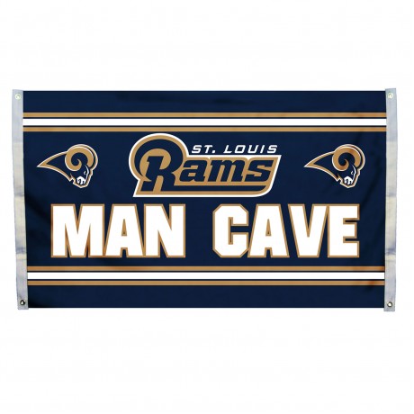 St. Louis Rams MAN CAVE 3'x 5' NFL Flag