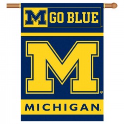Michigan Wolverines NCAA Double Sided Banner