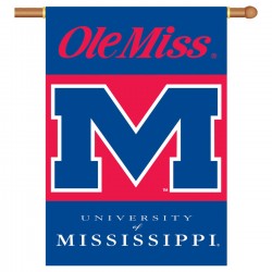 Mississippi Rebels NCAA Double Sided Banner