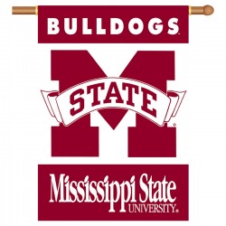 Mississippi State Bulldogs NCAA Double Sided Banner