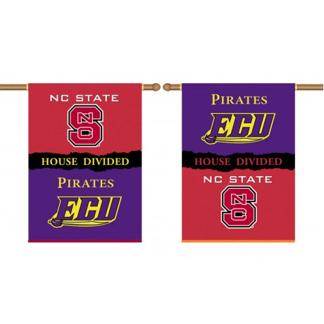 North Carolina State-East Carolina House Divided 28 x 40 Banner