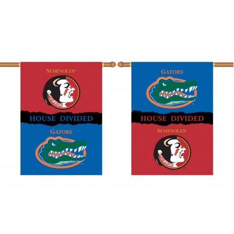 Florida Gators-Florida State House Divided 28 x 40 Banner