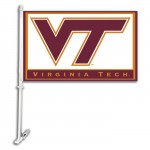 Virginia Tech Hokies NCAA Double Sided Car Flag