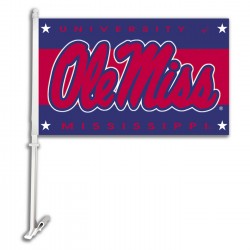 Mississippi Rebels NCAA Double Sided Car Flag