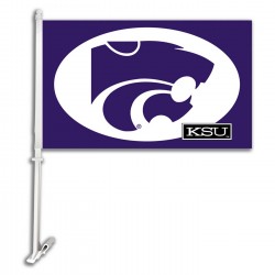 Kansas State Wildcats NCAA Double Sided Car Flag