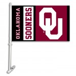 Oklahoma Sooners NCAA Double Sided Car Flag
