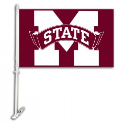 Mississippi State Bulldogs NCAA Double Sided Car Flag