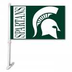 Michigan State Spartans NCAA Double Sided Car Flag