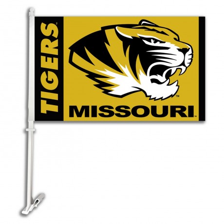 Missouri Tigers NCAA Double Sided Car Flag