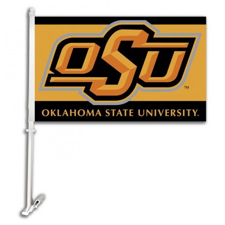 Oklahoma State Cowboys NCAA Double Sided Car Flag