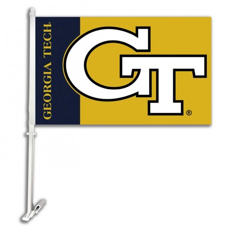 Georgia Tech Yellow Jackets NCAA Double Sided Car Flag