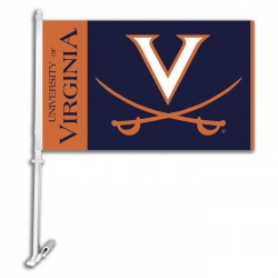 Virginia Cavaliers NCAA Double Sided Car Flag