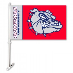 Gonzaga Bulldogs Two Sided Car Flag