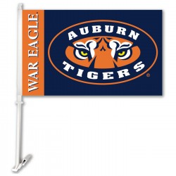 Auburn Tigers Mascot Two Sided Car Flags