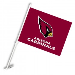 Arizona Cardinals Two Sided Car Flag