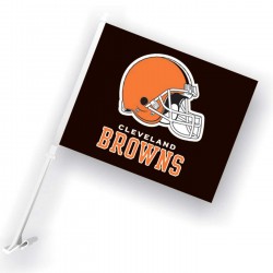 Cleveland Browns Two Sided Car Flag