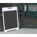 Poly Leaner Sidewalk Sign with Chalkboard or Dry Erase Insert
