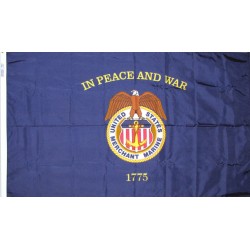 United States Merchant Marine 3' x 5' Nylon Flag
