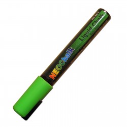 1/4" Chisel Tip Neon Liquid Chalk Marker - Green